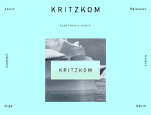 Tablet Screenshot of kritzkom.com